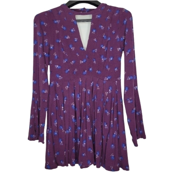 🎉💕HP💕🎉 Free People Purple Mini Dress - Picture 4 of 14